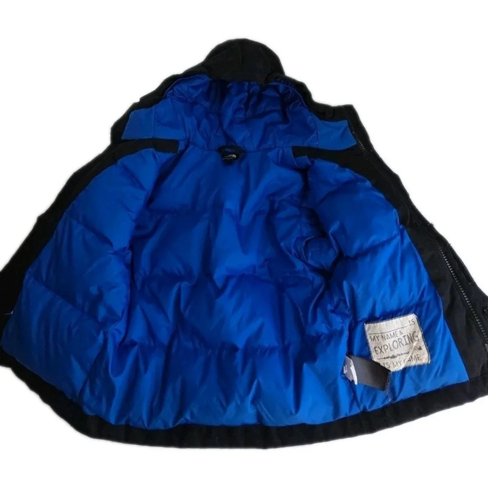 The North Face HyVent 550 BLACK Jacket Boys Toddler (3t) Down Polar Bomber Coat